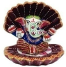Metal Seep Ganesha Enamel