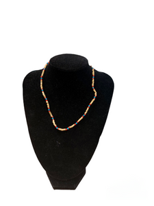 Flat Tulasi Neck Bead - Various Colours