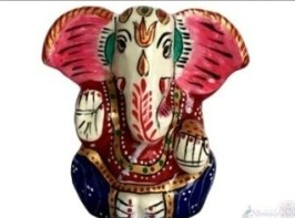 2" Painted Ganesh
