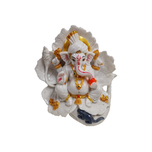 5' White Ganesh