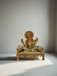 4" BRASS LAXMI SITTING ON SOFA BRP-1