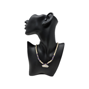 1 R Tulasi Neckbead with Kavach + Semi Precious Stone