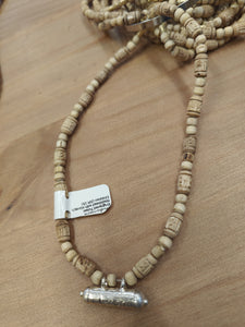 1 Round Radha Engraved Tulasi Neckbead with Kavach Children (SR 15)