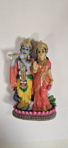 Radha Krishna on Lotus 5"