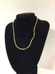 1 Malachite + 2 Gold Round Tulasi Neckbeads - One Round