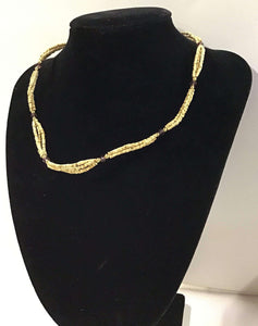 3 String Flat Tulasi Neckbeads