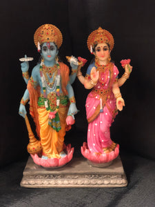 Laxmi Narayana Deities 9" Murti