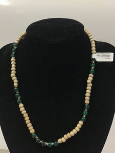 Tulasi Neckbeads + Stone - One Round (Various Stones)