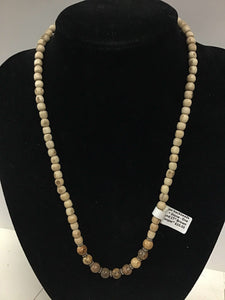 Tulasi Neckbeads + Stone - One Round (Various Stones)