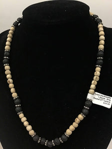 Tulasi Neckbeads + Stone - One Round (Various Stones)