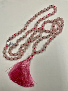 Rose Quartz Stone Mala