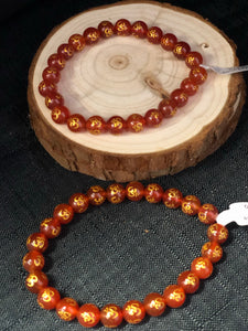 Om Mani - Red Onyx