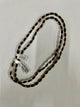 Black Tulasi Neckbeads - Two Rounds (Various Sizes and Designs)